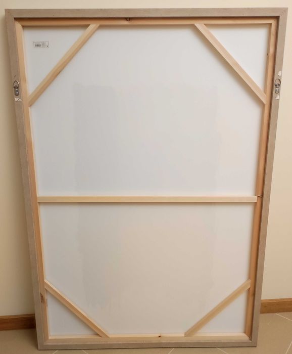 Quadro / Tela em moldura de madeira fina - NOVO