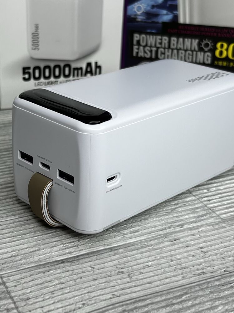 Power bank 50000. «Самая низкая цена» Оригинал 100% Фонарик!