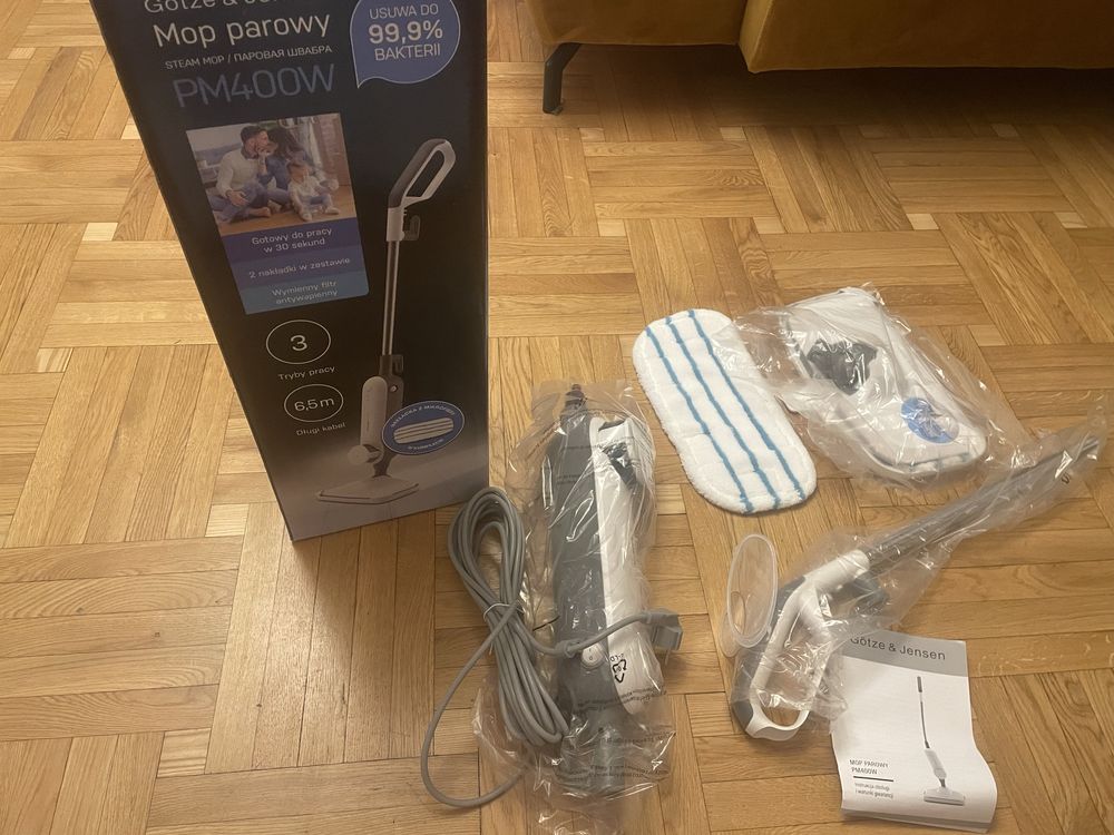 Mop parowy nowy PM400W