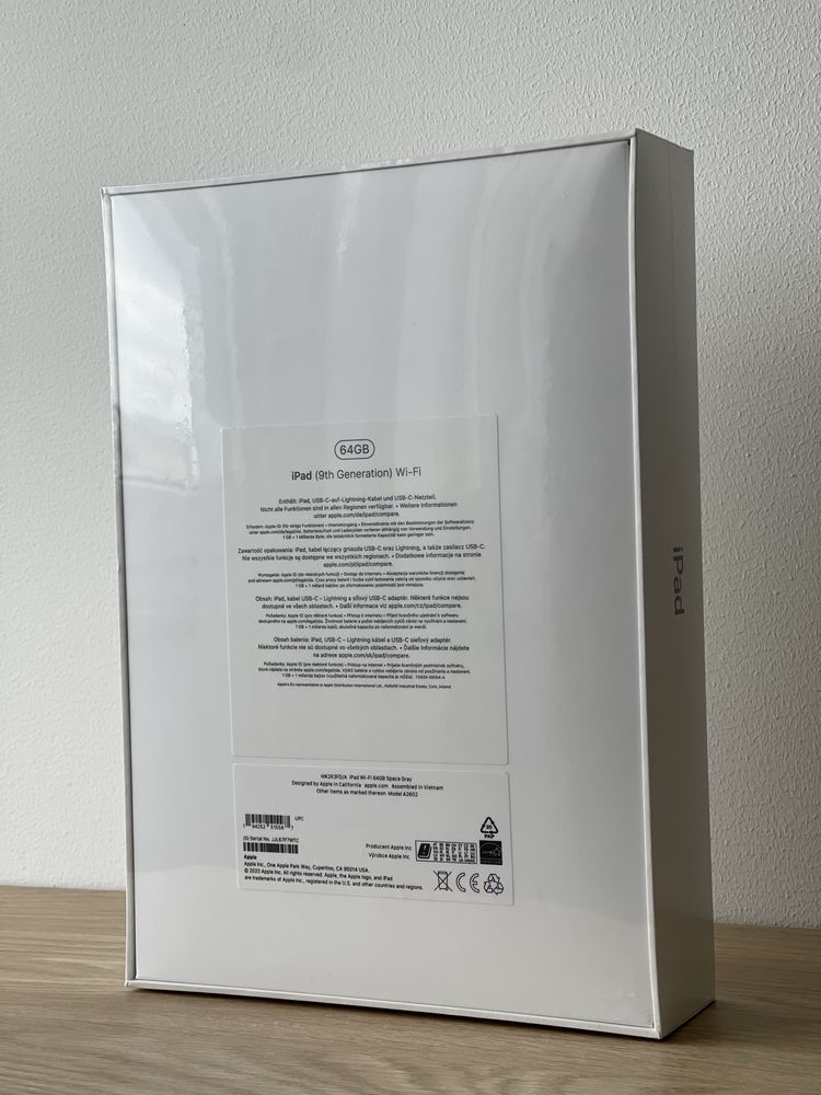 Nowy iPad (9. generacji) Wi-Fi 64GB – Space Gray