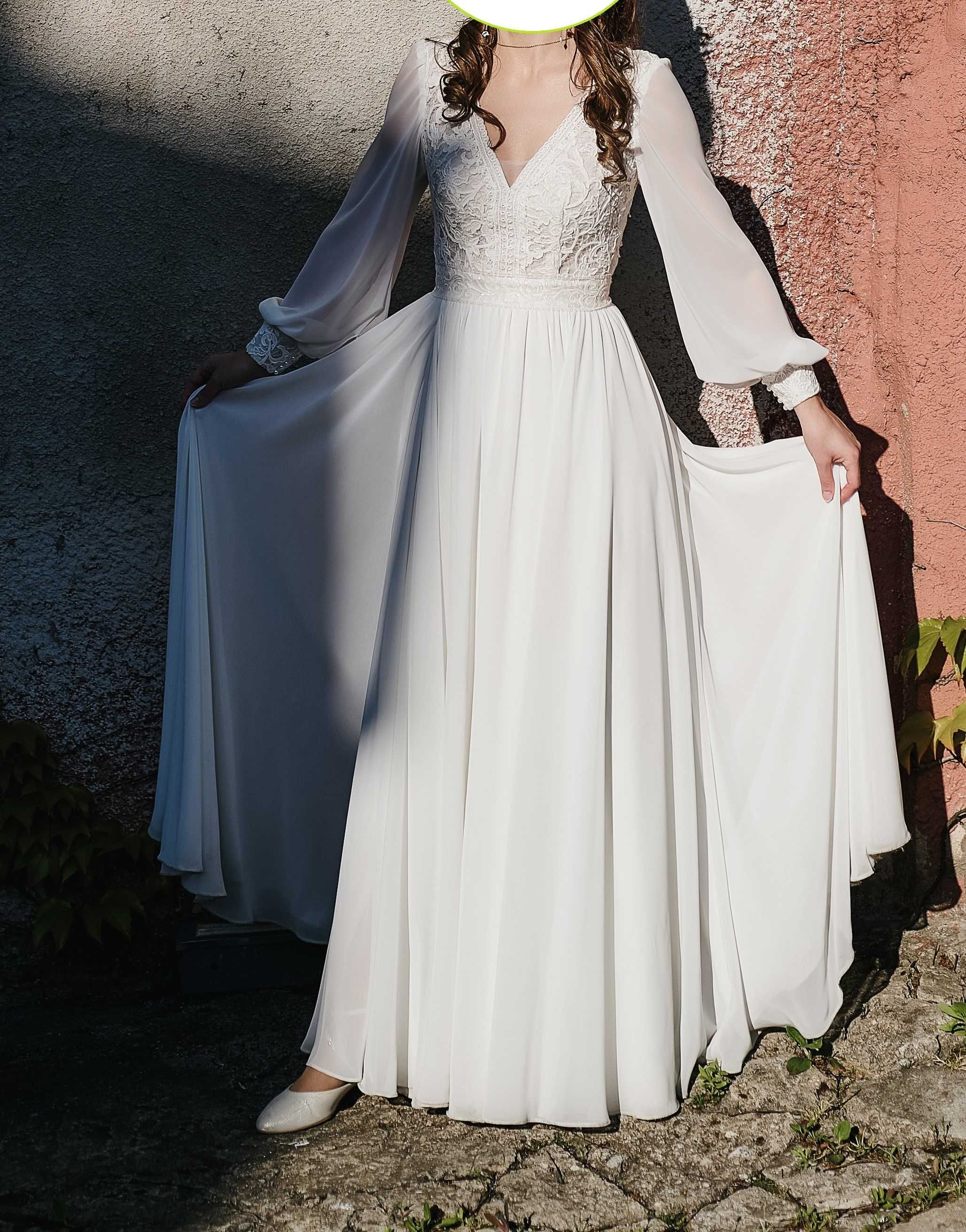 Suknia ślubna boho margarett