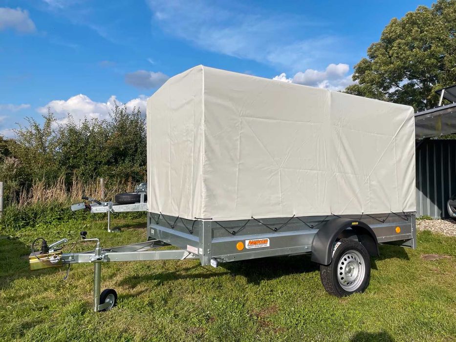 NOWA Przyczepa z wysoką plandeką 150 cm Neptun N7-263x125 – 750 kg