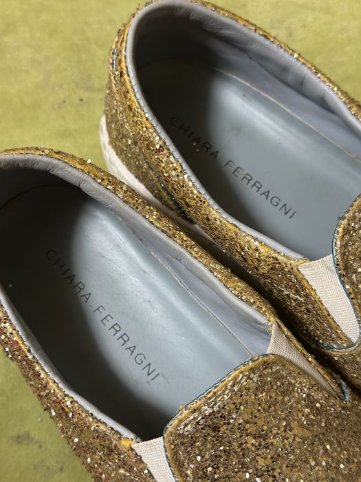 Макасини сліпери сліпони Chiara Ferragni GOLD