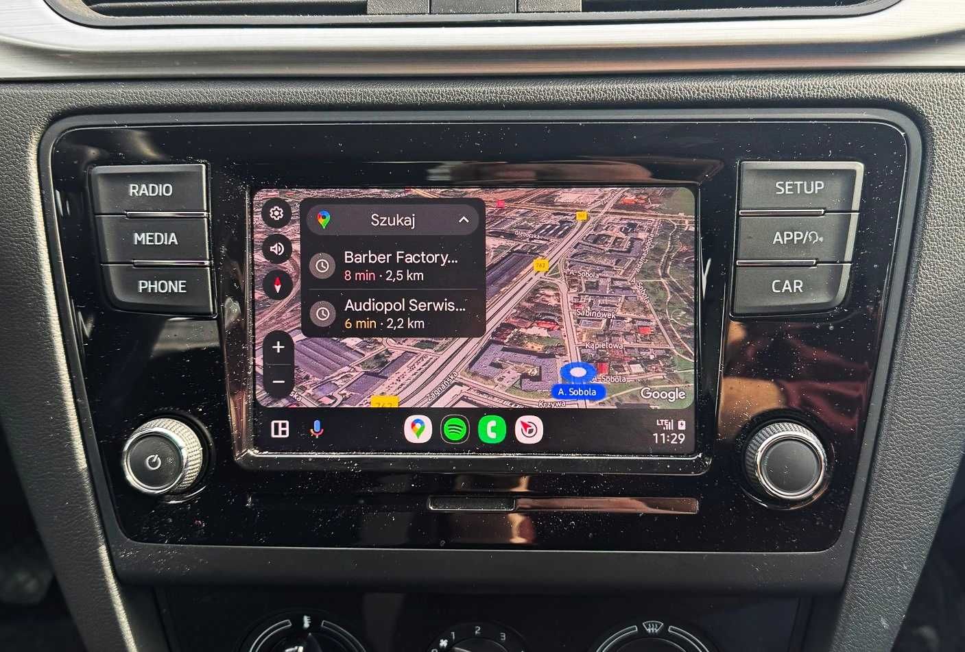 SKODA Fabia Radio SWING MEN2 Aktywacja CARPLAY Android Auto Smart Link