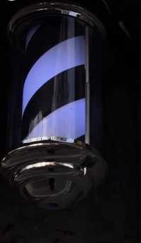Барбер пул рекламна стійка Barber Pole для led освітлення барбершопа