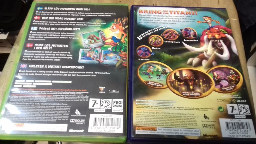 mind over mutant, crash of the titans xbox 360, sklep tychy, wymiana