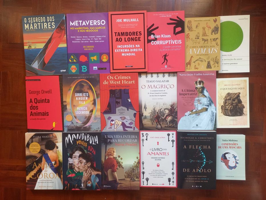 Lote de 188 livros