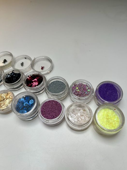 Ozdoby do paznokci! Zestaw 14szt. Nowe + używane