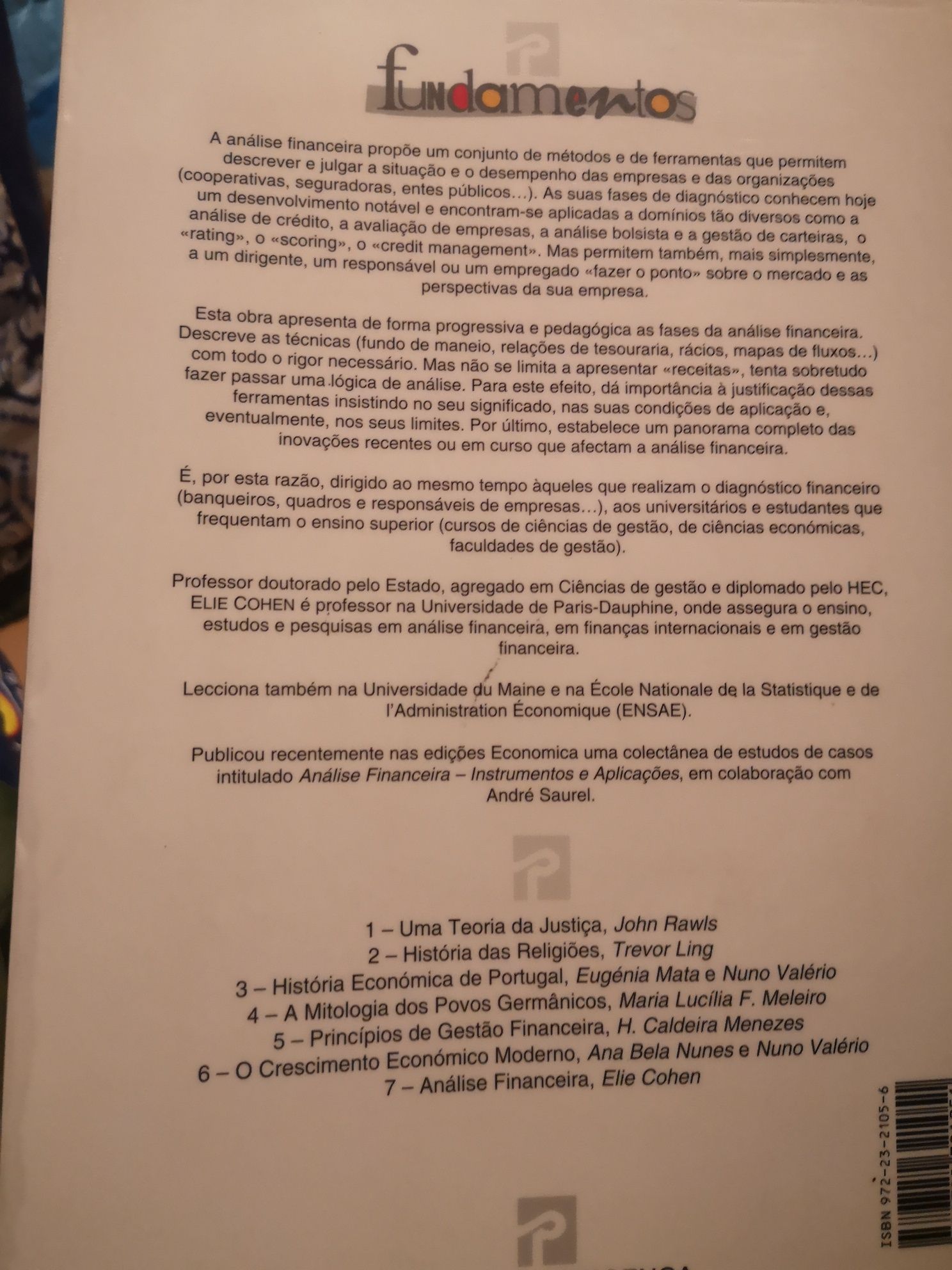 Análise Financeira de Elie Cohen