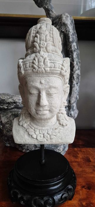 Rzeźba Bogini Płodności Dewi Sri Bali Buddha hinduizm medytacja unikat
