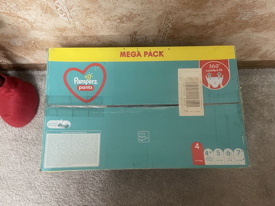 Памперсы pampers 108шт