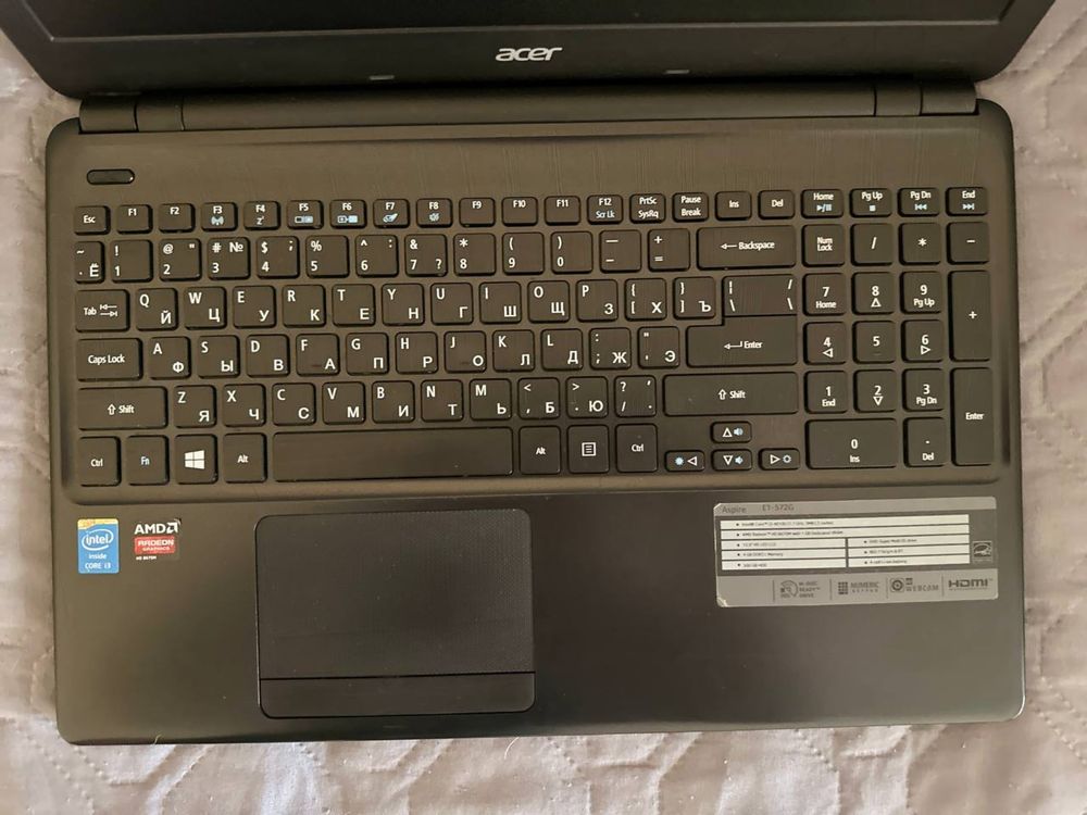 Ноутбук ASER  E1-572G-34014G