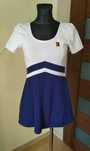 Unikat Sukienka tenisowa Nike 90's retro true vintage dwukolorowa mini