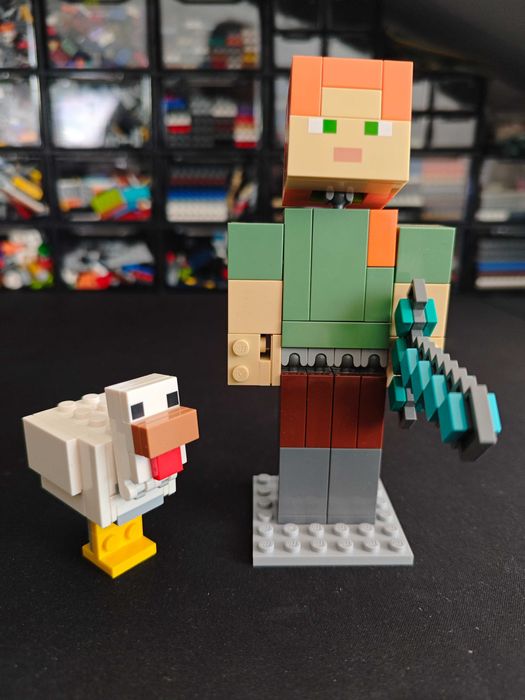 Zestaw LEGO Minecraft 21149 - Alex z kurczakiem
