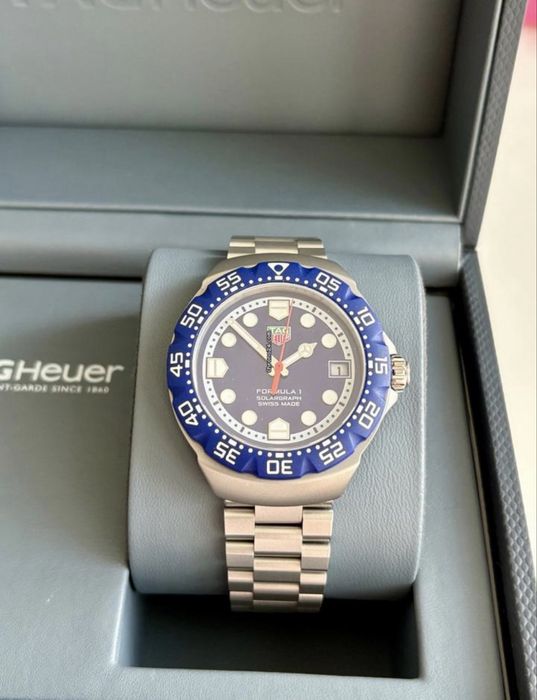 Tag Heuer formula 1 solargraph 38 mm, completamente novo , sem marcas