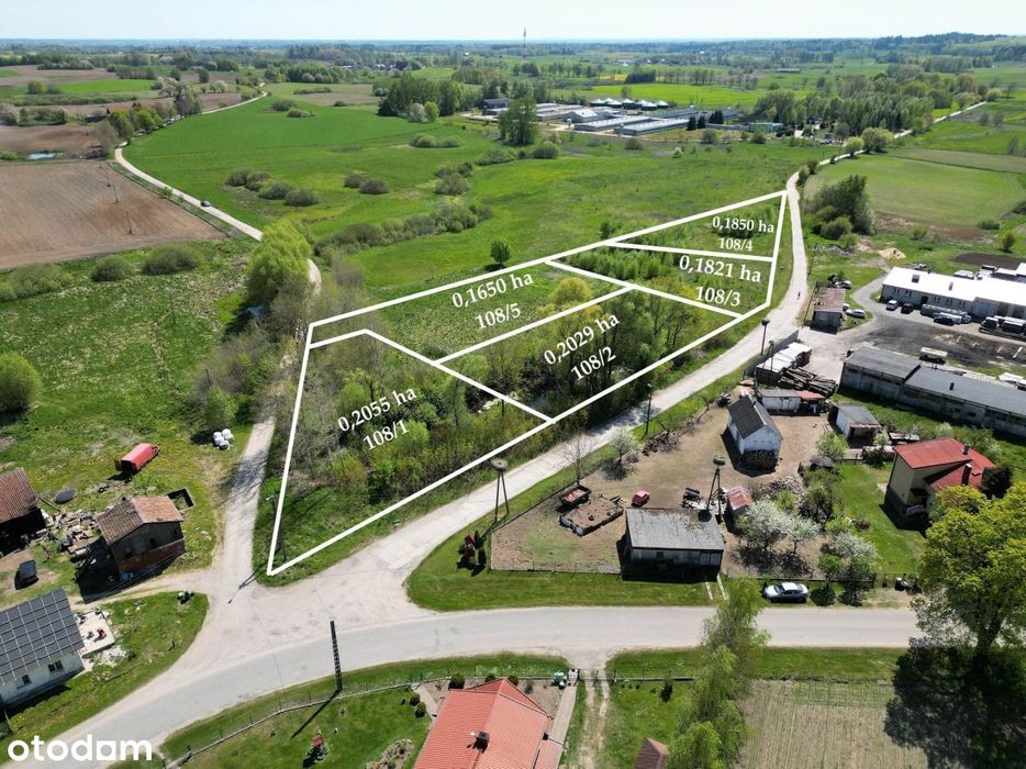 Kompleks działek z warunkami zabudowy