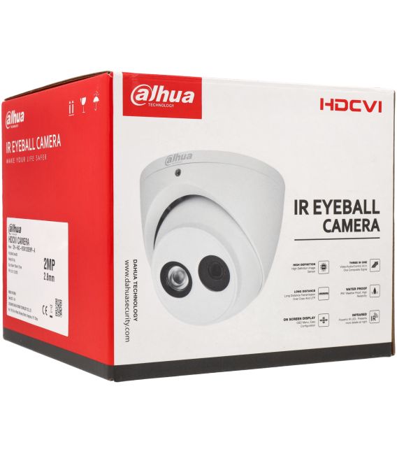 Câmara com fios (Coaxial) Turret -Dahua HAC-HDW1200EM-A