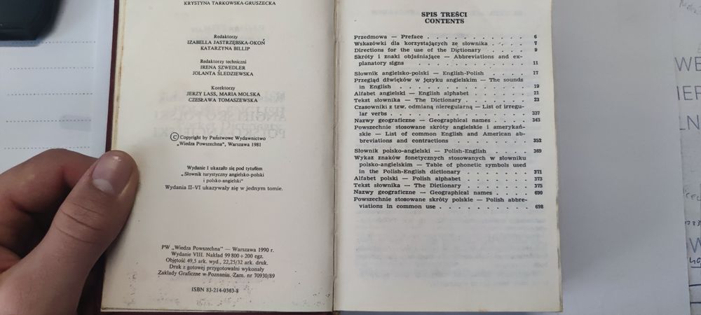 Słownik kieszonkowy angielsko-polski, polsko-angielski