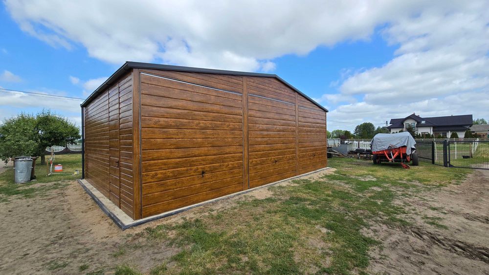 Garaż Blaszany 6x6 6x7 7x7 4x6 Blachodachówka Profil