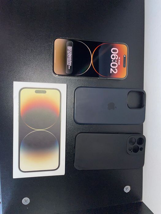 • Phone 14 Pro Max Gold 128 Gb + Dużo gratisów
