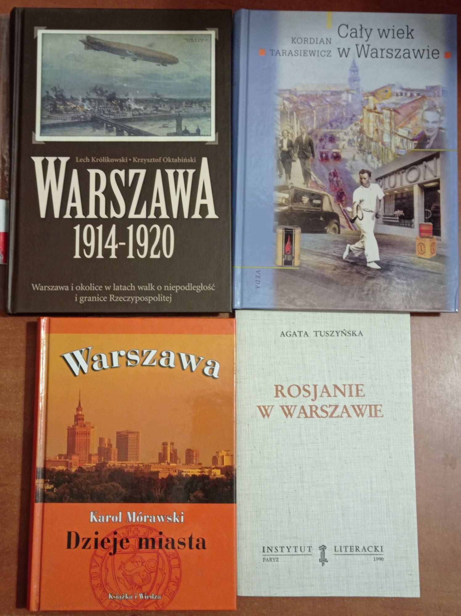 Warszawa historia dzieje miasta 4 książki