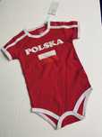 Body POLSKA kibic flaga biało czerwone r.74 COOLCLUB