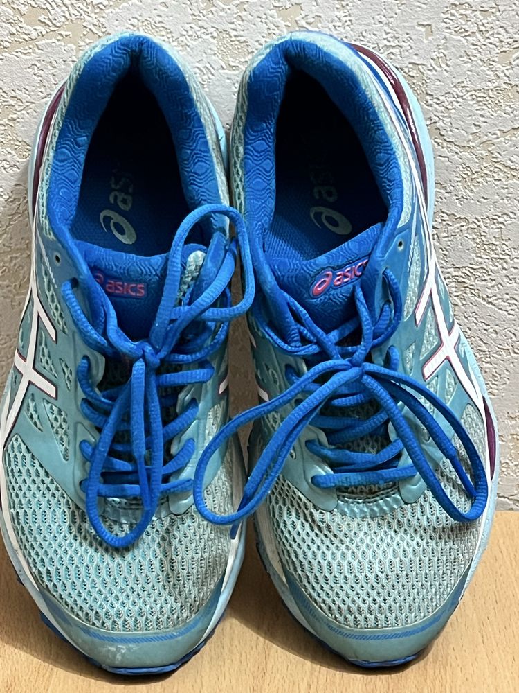 Кросівки asics блакитні асікси