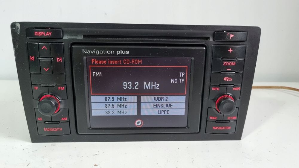 Radio Audi navigation plus nawigacja A8 D2 4d0035192n