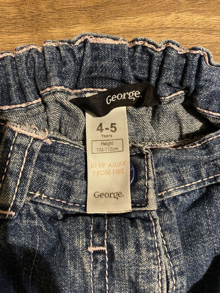 Spódnica George 104-110 spódniczka jeansowa dziewczynki dziewczęca