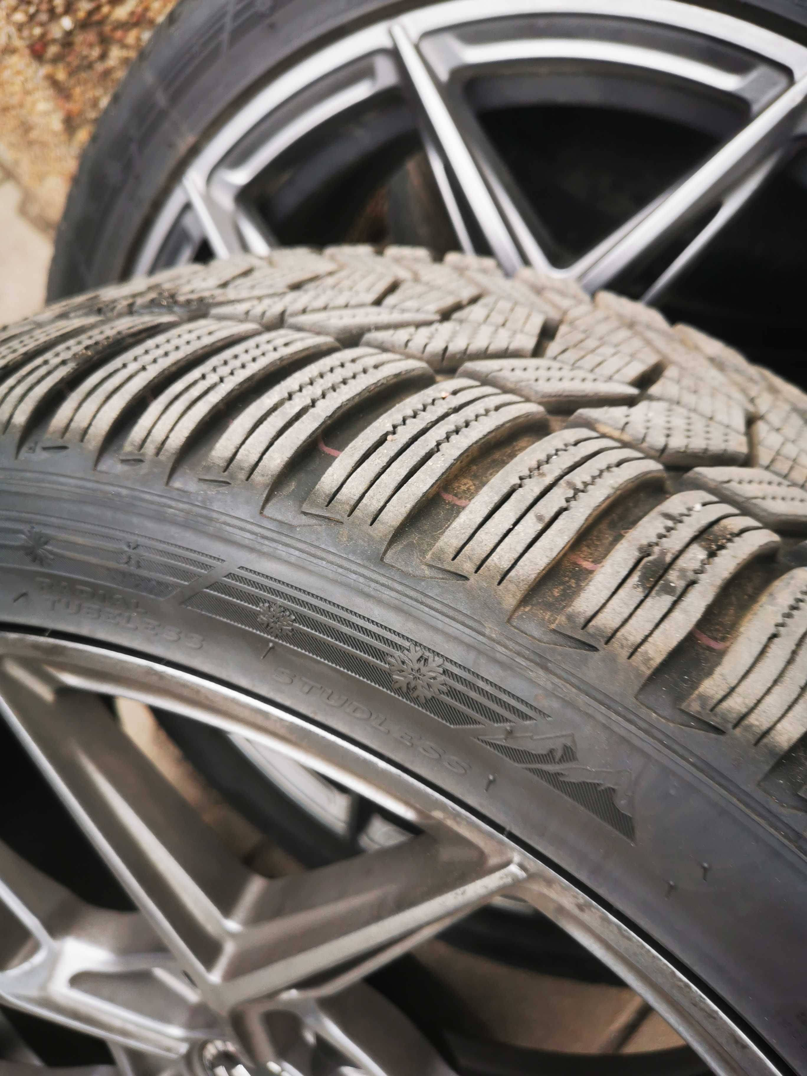 Felgi Seventy9 5 x 112 + Opony Hankook 235/40/R18 + czujniki ciśnienia