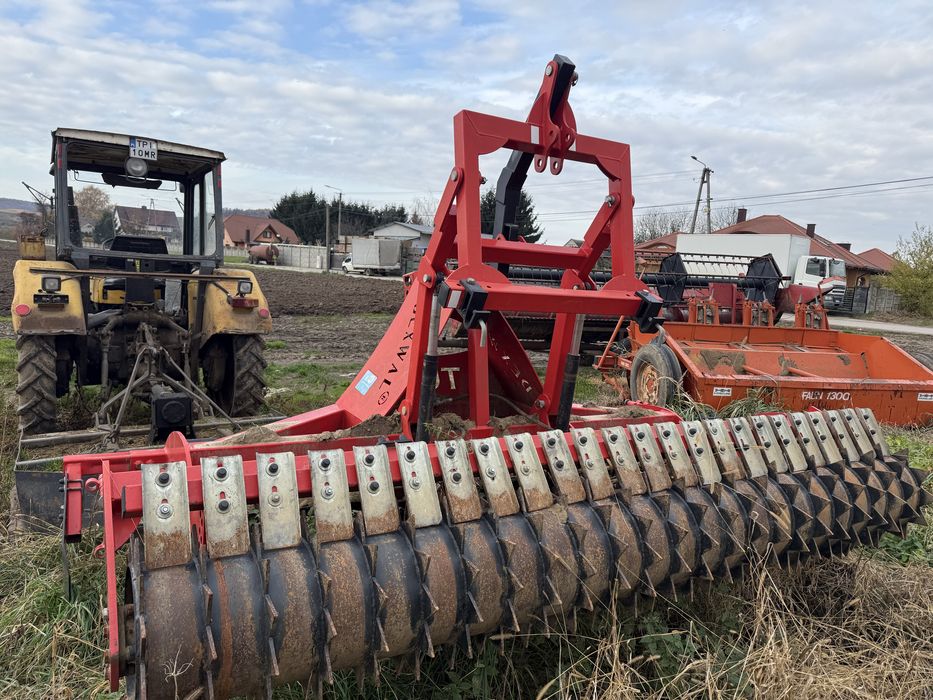 Brona talerzowa 3m z hydropakiem. Ciężki wał packera.
