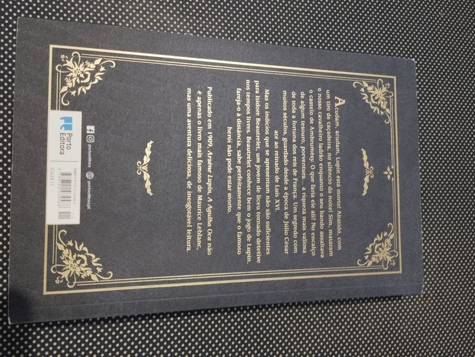 "Arsène Lupin: A agulha oca" de Maurice Leblanc