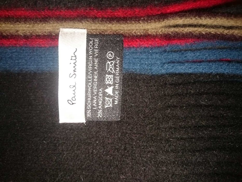 Роскошный дизайнерский шарф от Paul Smith 165 х 30