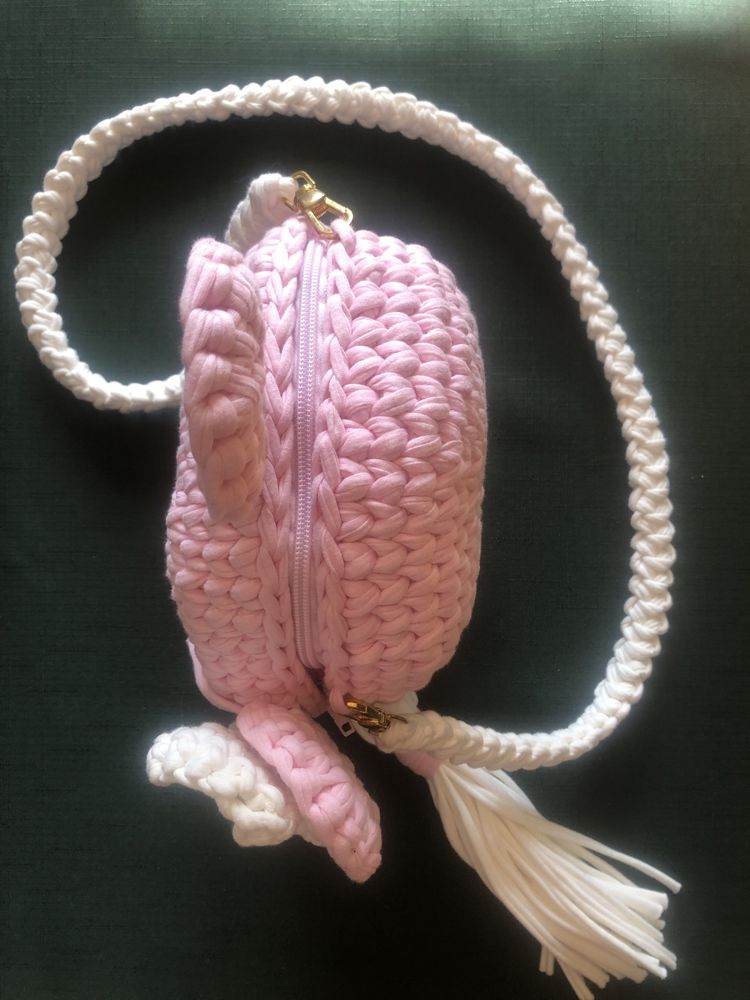 Torebka handmade ze sznurka