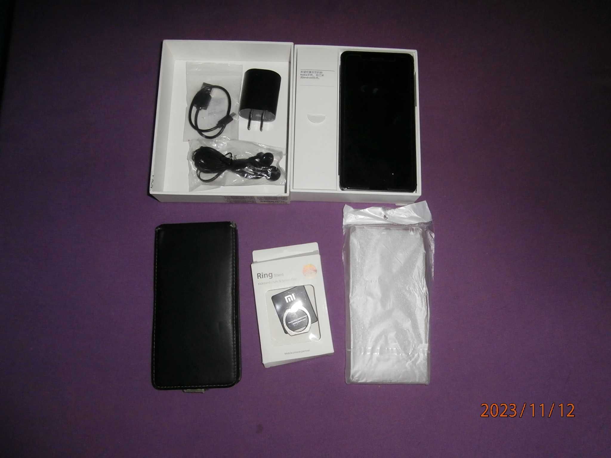Nokia 6 + ładowarka stojąca, etui, inne dodatki - sprawna czytaj opis
