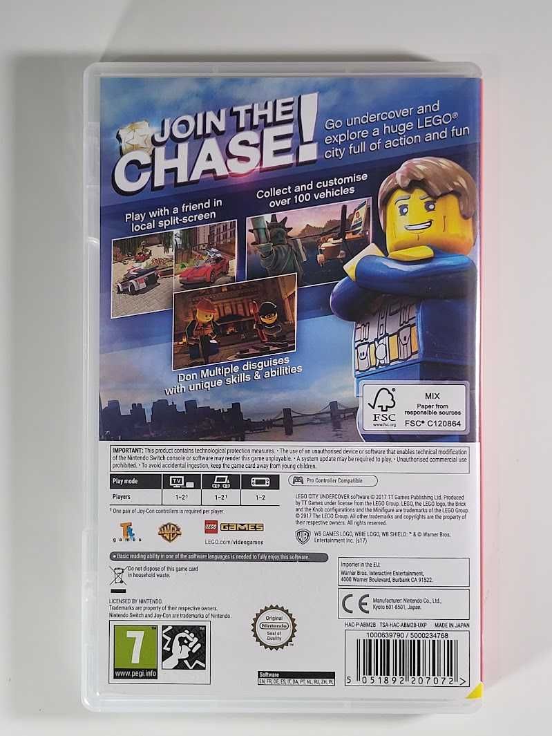 Lego City Undercover / Gra Nintendo Switch / Sprzedaż gier używanych