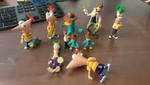 kolekcja figurek Fineasz i Ferb