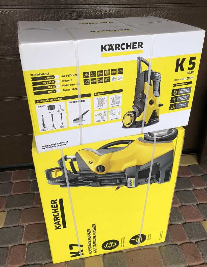 Мийка Karcher k5 basic (1,2,3насадки) оригінал Made in ItalyМинимойка
