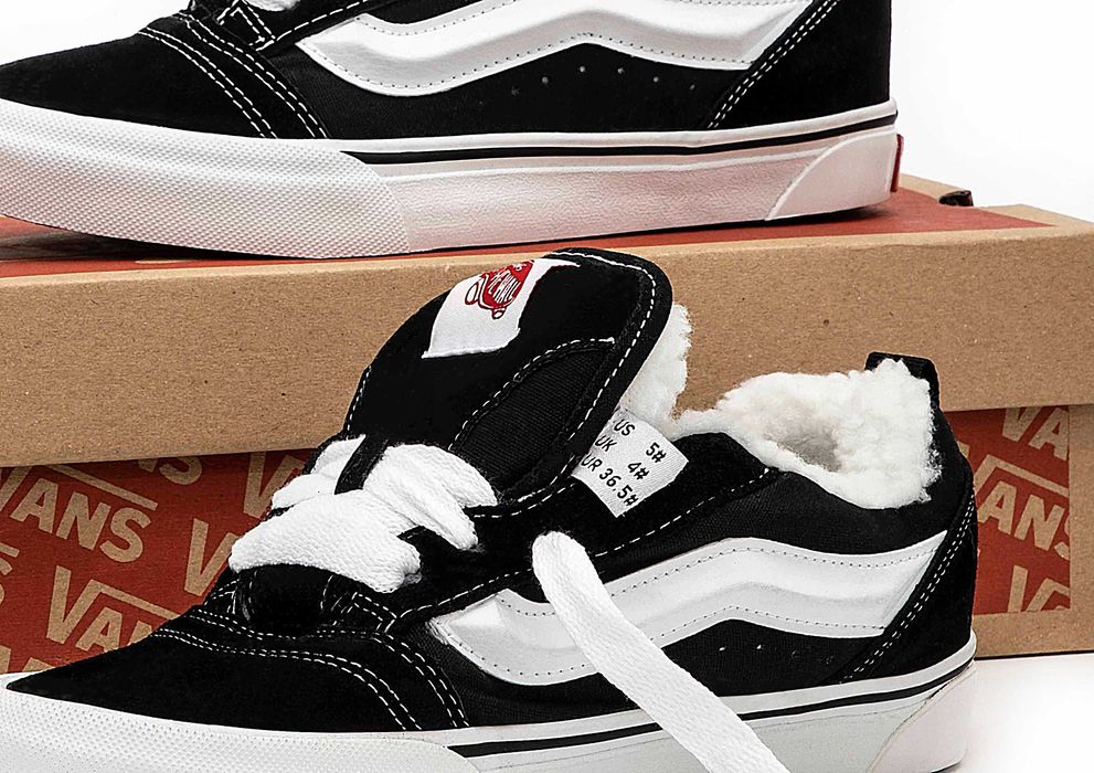 Зимние вансы KNU с МЕХОМ. Vans Old Skool KNU. УНИСЕКС