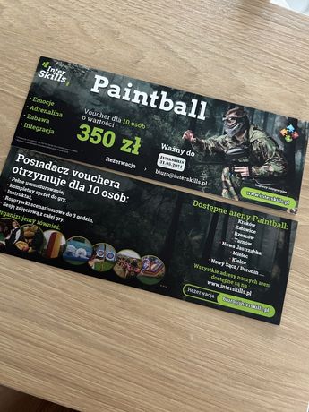 Voucher paintball interskills