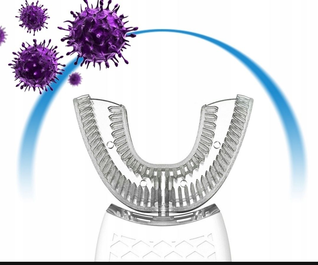 Szczoteczka soniczna do zębów 360 Stopni biała