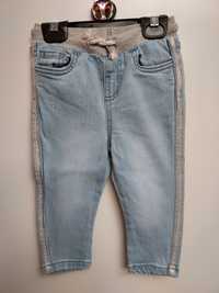 Spodnie jeansowe r.86