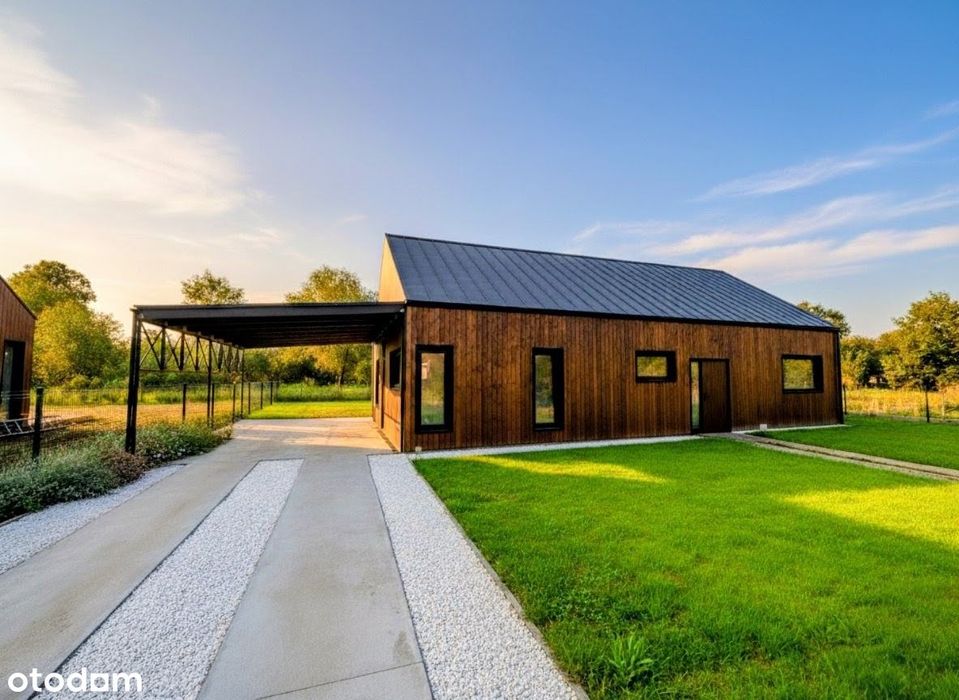 Zeroemisyjny Dom 200 m2 (PV 10kW) przy Bulwarach. Zobacz Gotowe Domy