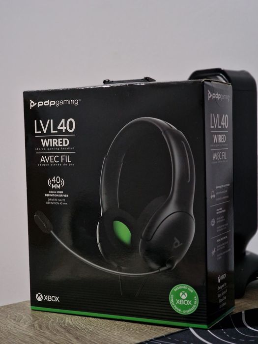 Słuchawki przewodowe PDP Xbox One Level 40 Wired