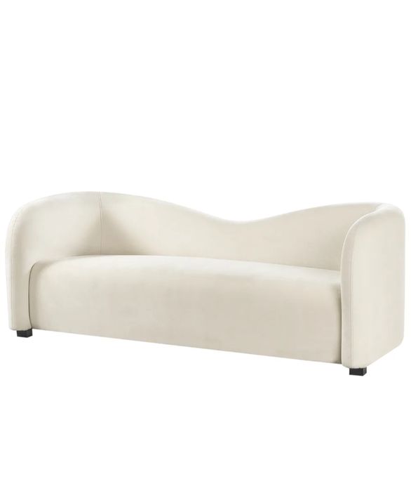 Sofá em veludo - 3 lugares