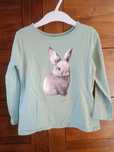 H&M bluzka z króliczkiem 98/104