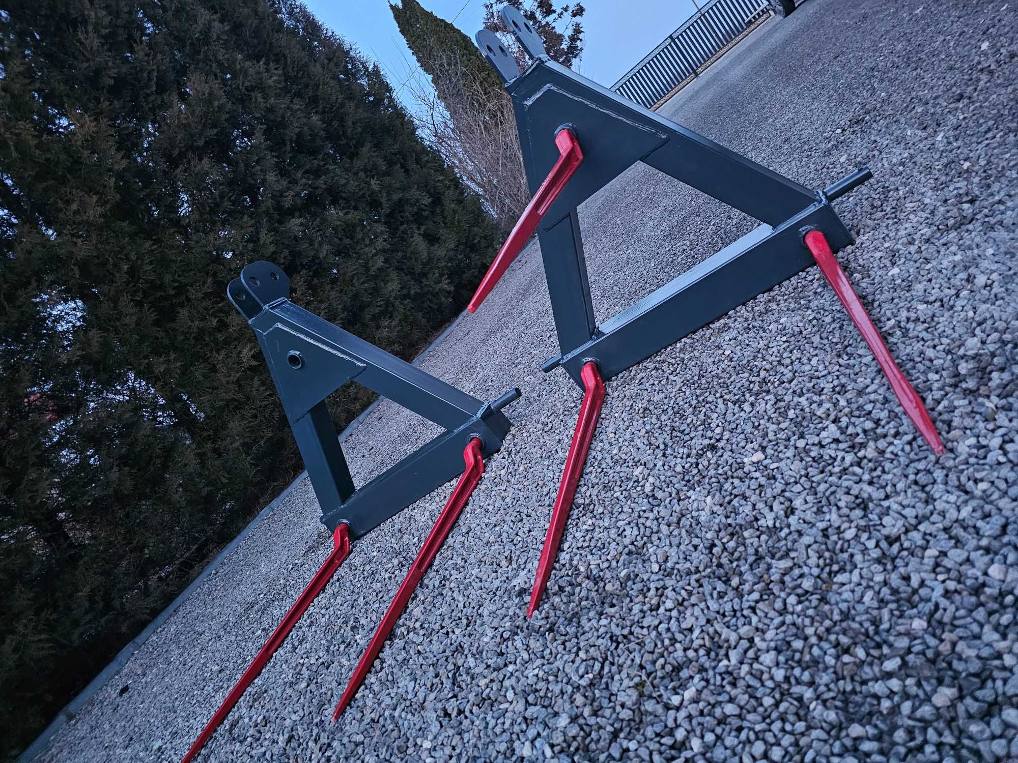 Podnośnik do bel balotów igła ładowacz WIDŁY słoma chwytak na TYŁ nowe