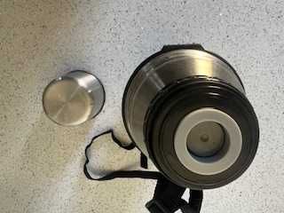 Garrafa termos de aço inox