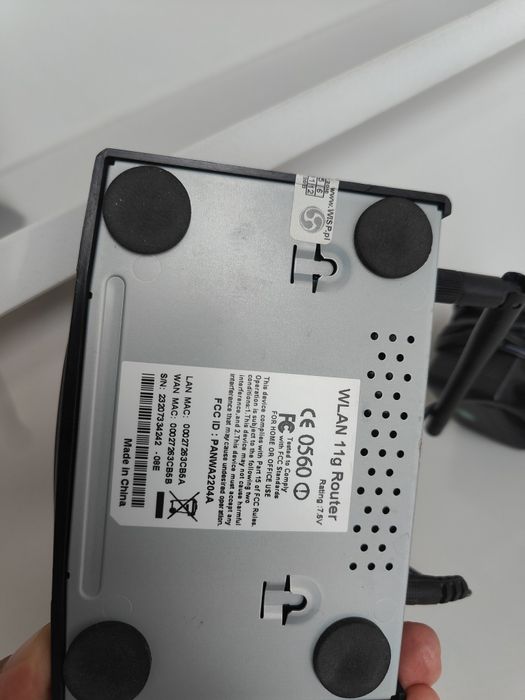 Router WLAN do internetu