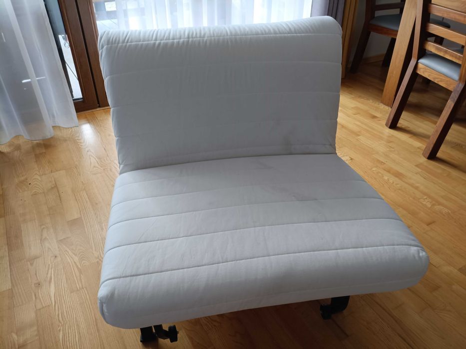 Fotel rozkładany ciemnoszary - LYCKSELE LÖVÅS, IKEA